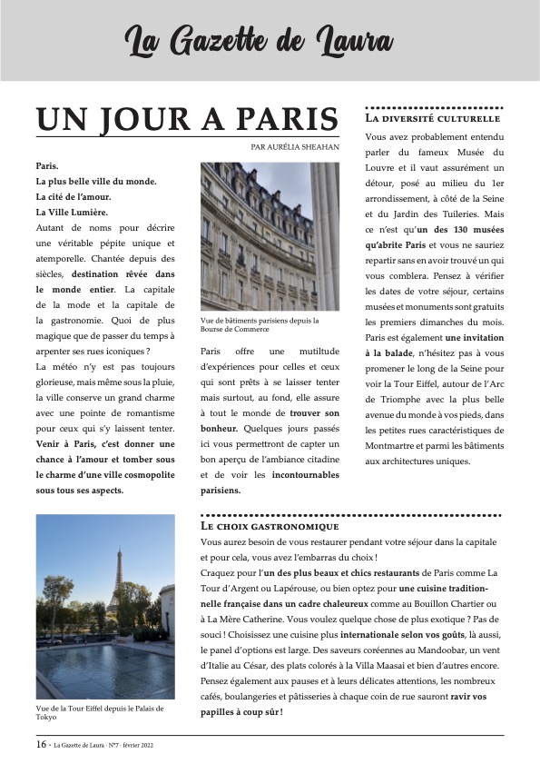 La Gazette de Laura