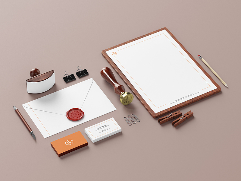 Stationery set with my logo